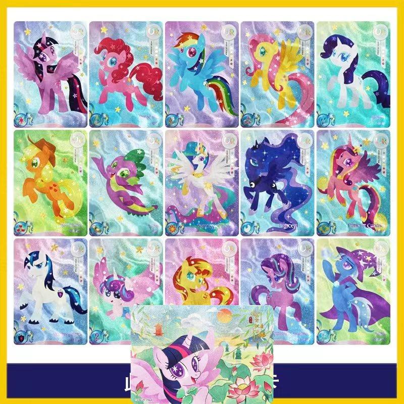 Genuine My Little Pony Card Friendship Eternal 6 7 8 Huiyue Series SC SLR SGR UR Cute Princess Anime Collectible Cards Toy