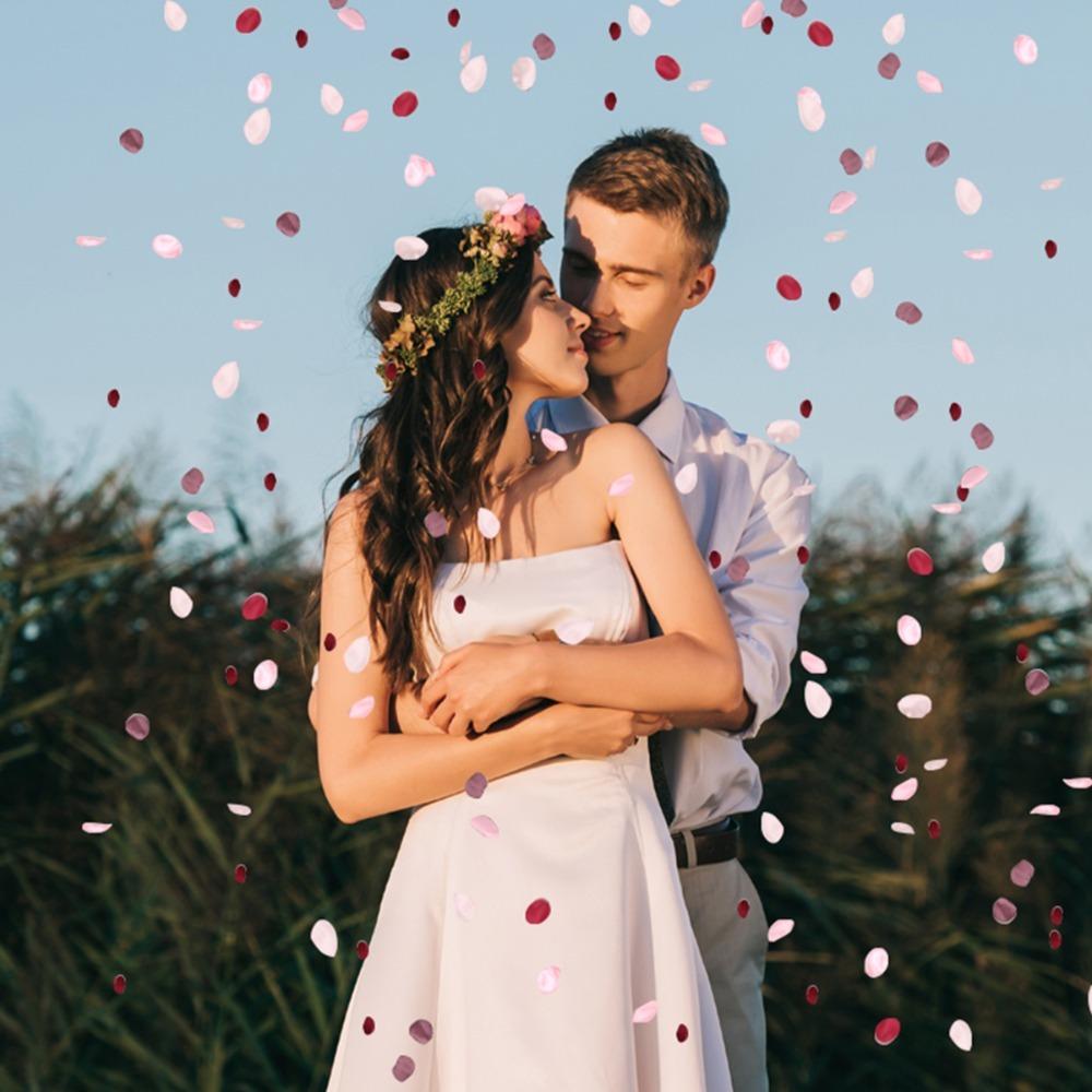 200 шт. Лепестки цветов смешанных цветов Искусственные лепестки роз для свадебной дорожки, центральные элементы для обеденного стола, конфетти для вечеринки, украшение для романтического вечера, девичника