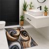 Abstract Spiral Pattern Carpet Non Slip Easy Care Living Room Kitchen Entrance Dining Bedroom Home Decor Floor Mat