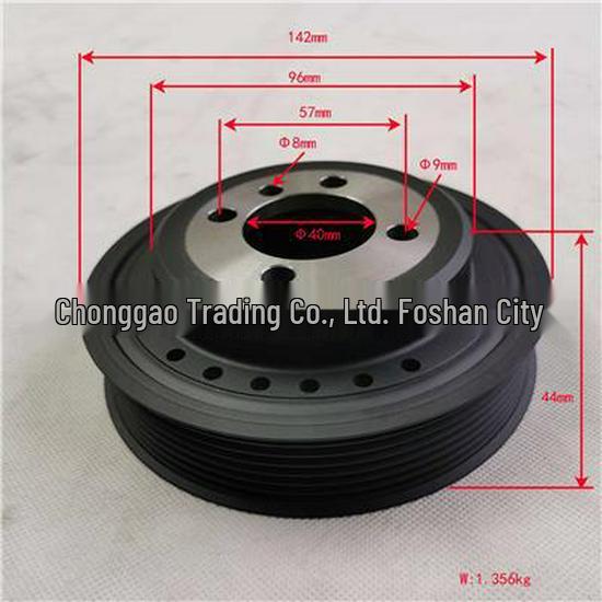Compatible Foton SPM40004689E3544 Shock Absorber Pulley Assembly