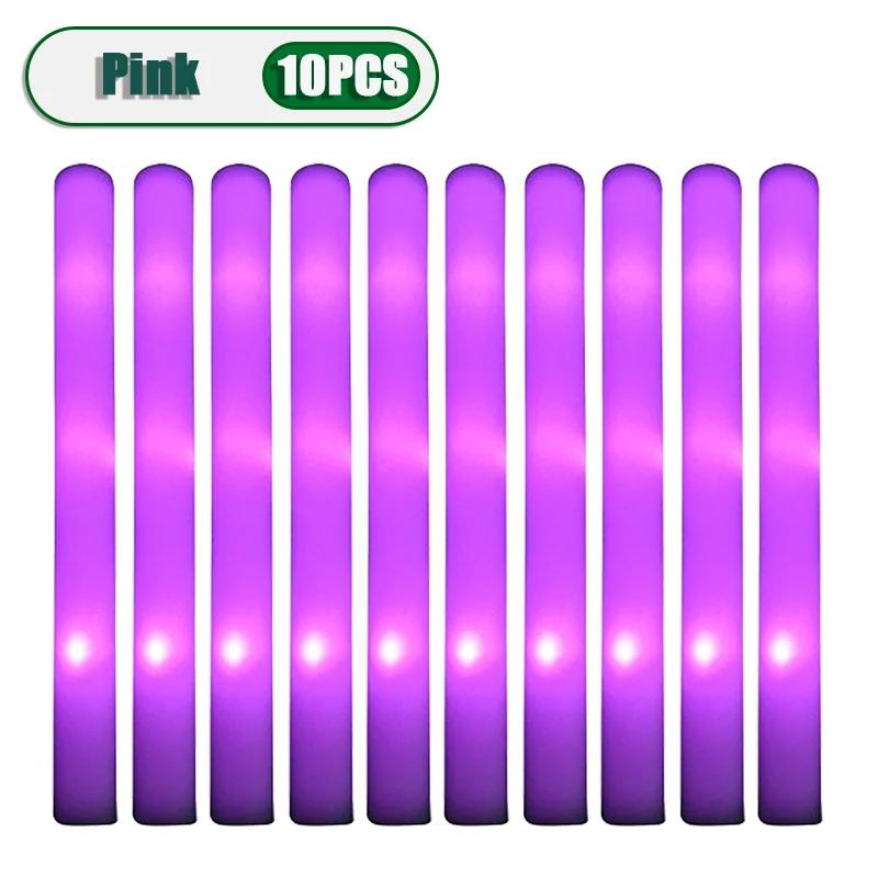 10PCS Glow Stick Music Festival Concert Support Glow Sticks Mardi Gras Party Supplies Festival Wedding Celebration Glow Sticks