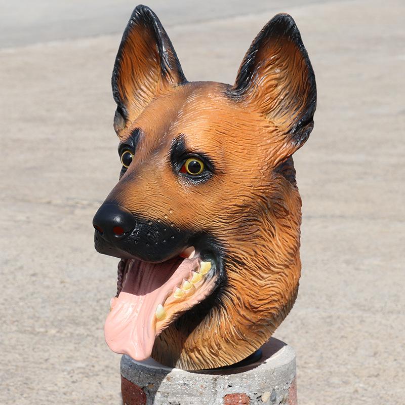 Wolf Dog Mask Halloween Latex Animal Headgear cosplay Funny costume live streaming props