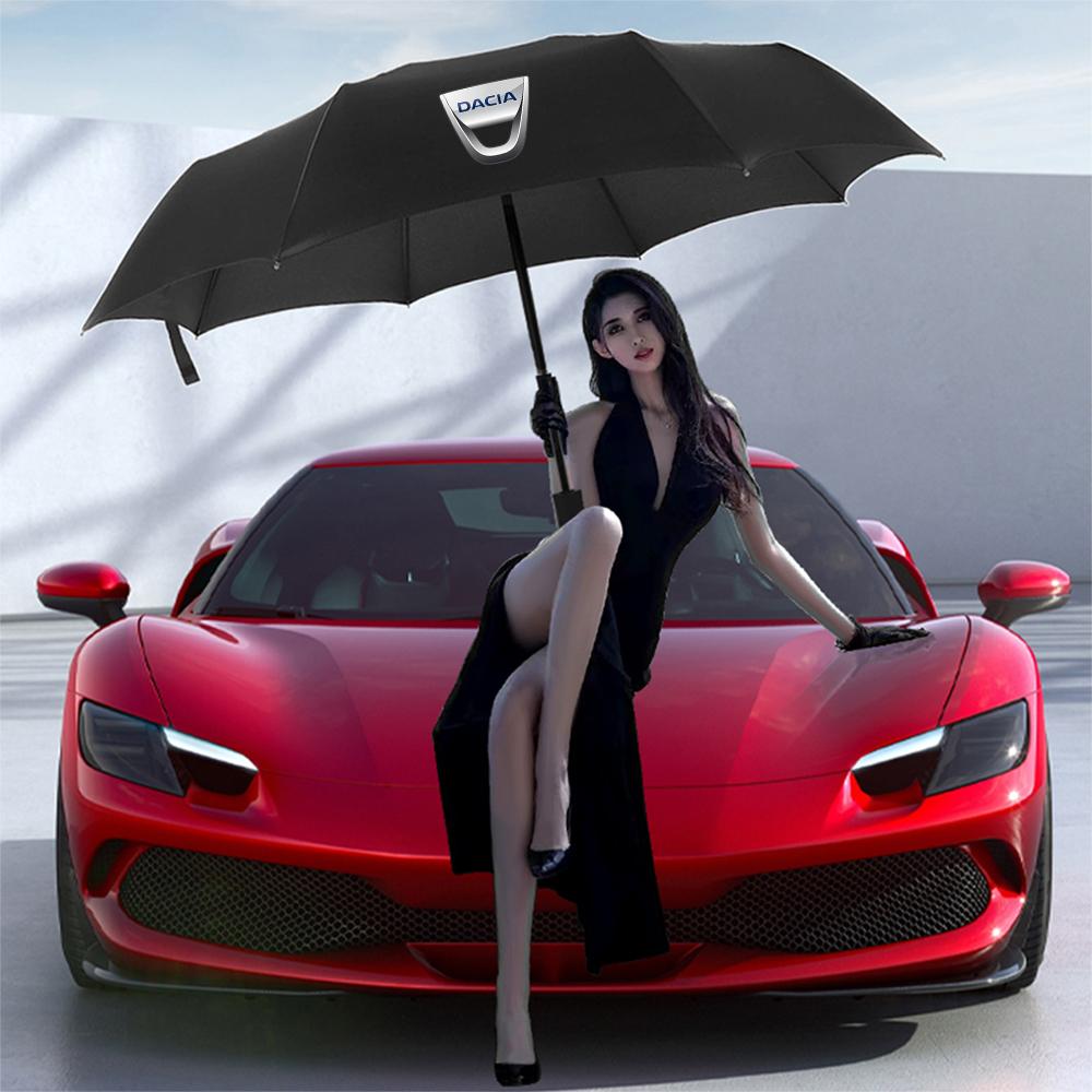 2026 Hot For Renault Hub Caps High-end Car Folding Sunshade Windproof Umbrella for Renault Megane Scenic Logan Laguna Espace Sym