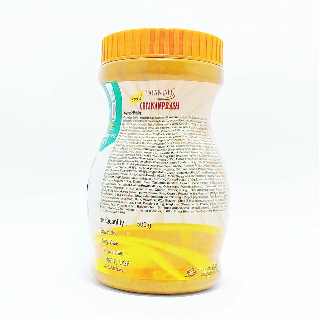 Patanjali Special Chyawanprash Free Hing 10g 500gm