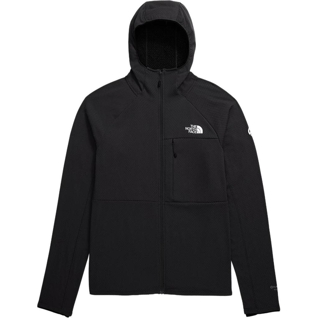 The North Face logo-embroidered zip-fastening hoodie NF0A5J7S-4H0