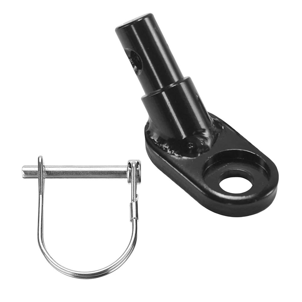 2pcs Bike Trailer Hitch Coupler Durable Steel Nylon Strap Easy Install Universal Bikes Electric Bikes Compatibility Practical
