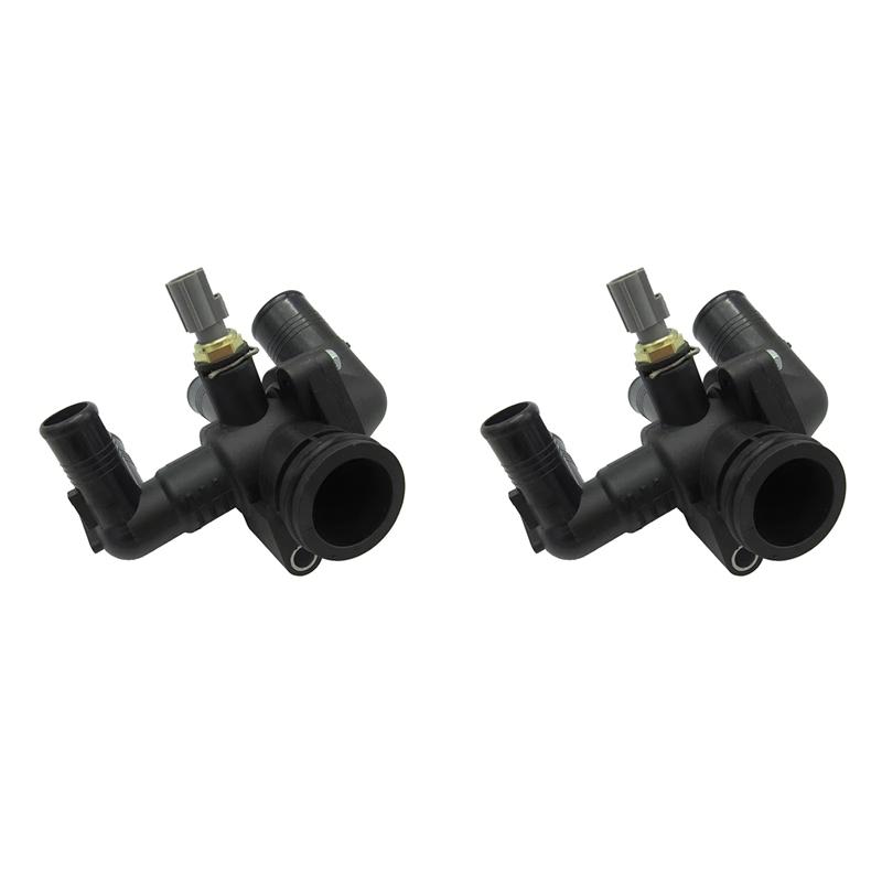 2X 1731770 Engine Coolant Thermostat For Ford Transit Tourneo Custom Citroen Jumper  Boxer 9678741380 BK2Q8A586AB