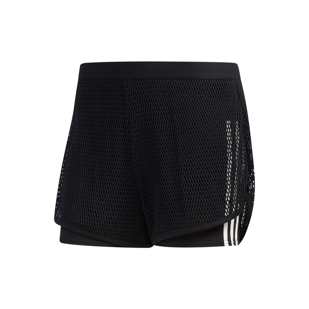 Adidas Шорты Neo W Cs, дышащие, полосатые, облегающие, женские, черные, DW7742