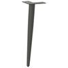 Vidaxl Nogi Do Stolika Kawowego, 4 Szt., Antracyt, 42-43 Cm, Stal