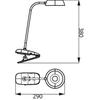 Lampe de lecture - Philips - Blanche - LED - Design contemporain - À clipser