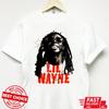 Мужская черная футболка с автографом Lil Wayne S-3XL Q3467