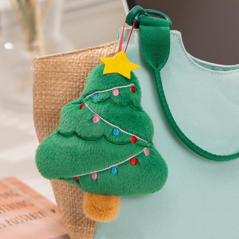 Christmas Series Gingerbread Plush Doll Pendant House Wreath Socks Glove Hat Snowman Tree Plush Toy Christmas Tree Decoration