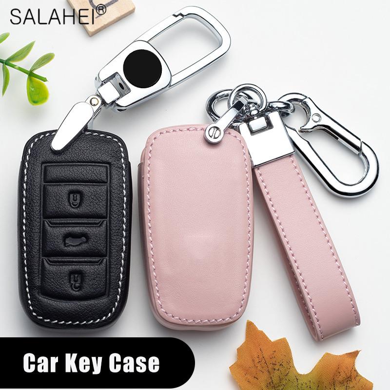 Кожаный чехол-брелок для автомобильного ключа Changan Cs35 Cs55 Cs75 Cs85 Cs95 Plus Eado Raeton Cs15 V3 V5 V7 Coupe