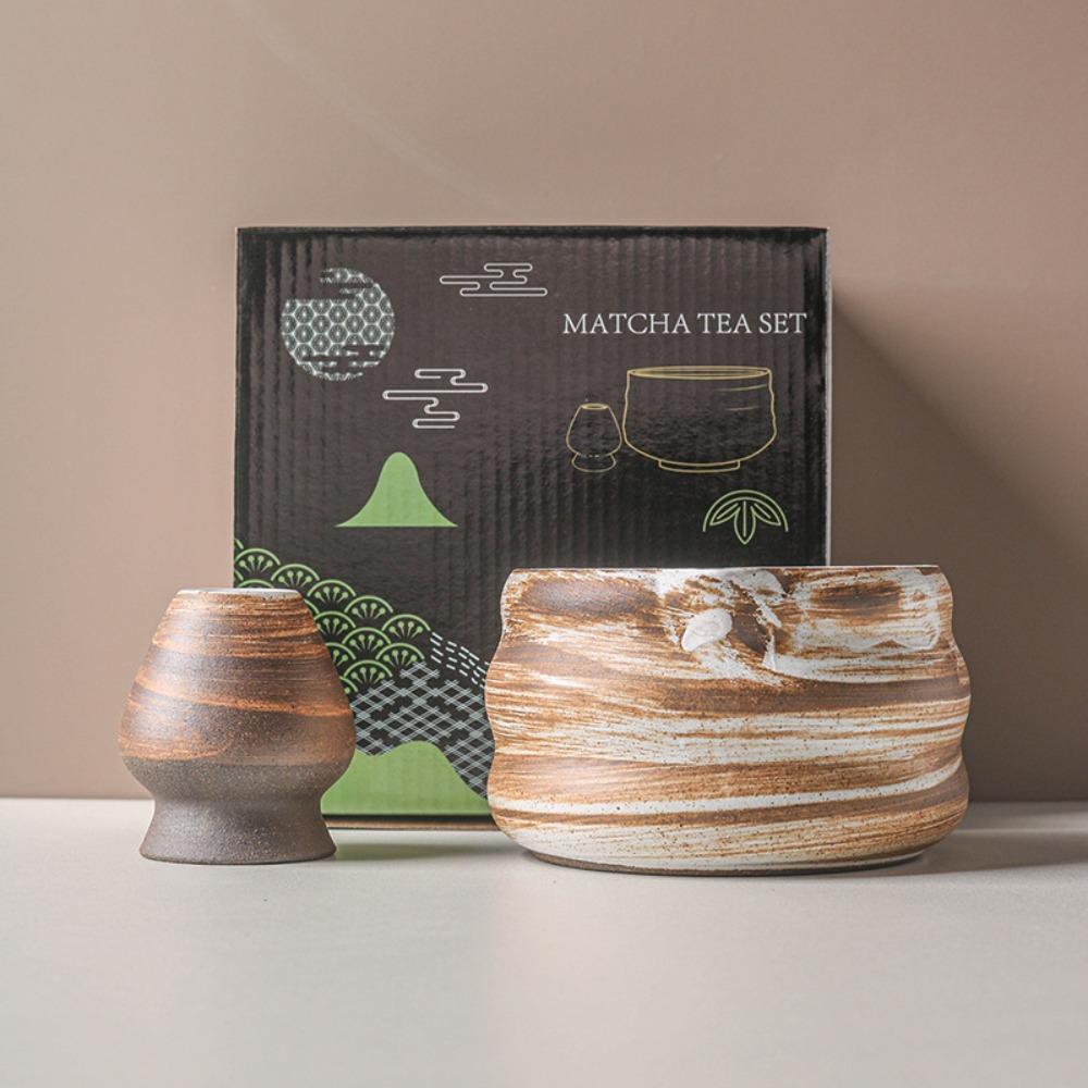 Керамический держатель для венчика матча, текстурированный набор для приготовления матча, новая миска для матча, любители чая