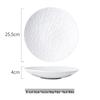 Zhishi Stone Pattern Ceramic Deep Dinner Plate