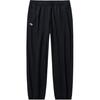 Loose Fit Solid Color Mid Waist Durable Knitted Sports Pants Men Bottoms Black 152431303-2