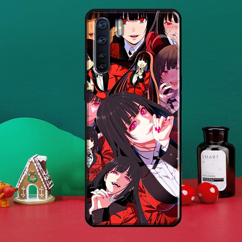 Чехол для телефона Jabami Yumeko Kakegurui с аниме для OPPO A15 A83 A91 A93 A1K A3S A5S A52 A72 A54 A74 A94 A31 A5 A9 A53S 2020