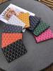 Dogtooth Print Goya Passport Holder & Coin Purse - Stylish & Versatile Wallet