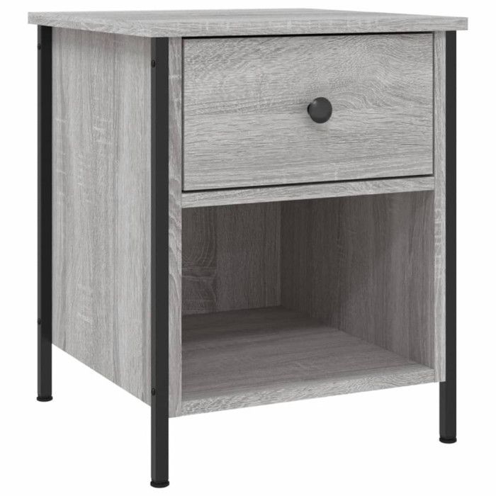 VidaXL Bedside Tables 2 Pcs Sonoma Grey 40x42x50cm Engineered Wood 825940