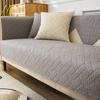 Nordic Modern Simple Sofa Cushion Pure Cotton Four Seasons Universal Non-Slip Gray Cushion Cover Cloth Cover