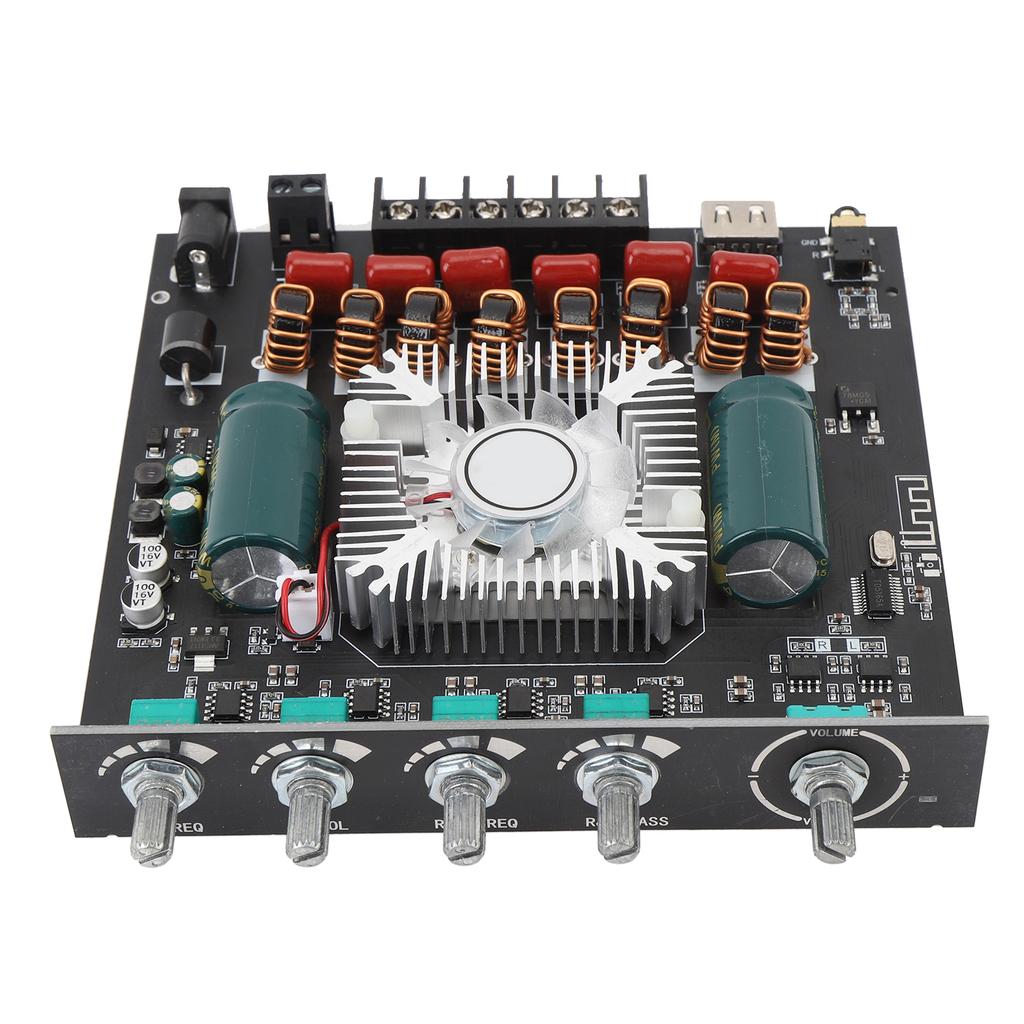 2.1-канальная плата усилителя мощности Bluetooth 220 Втx2 350 Вт ВЧ и НЧ TPA3255 Чип Цифровой