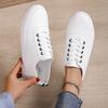 Мода 2024 года, женская вулканизированная обувь, дышащая и удобная, белая, спортивная обувь для активного отдыха, летние кроссовки, толстая подошва