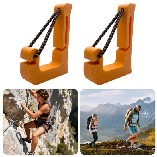 1/2 шт. Аксессуары-клипсы U-образный дизайн Подвесной крепежный буксировочный крюк с регулируемым черным плетеным тросом Удобная регулируемая клипса