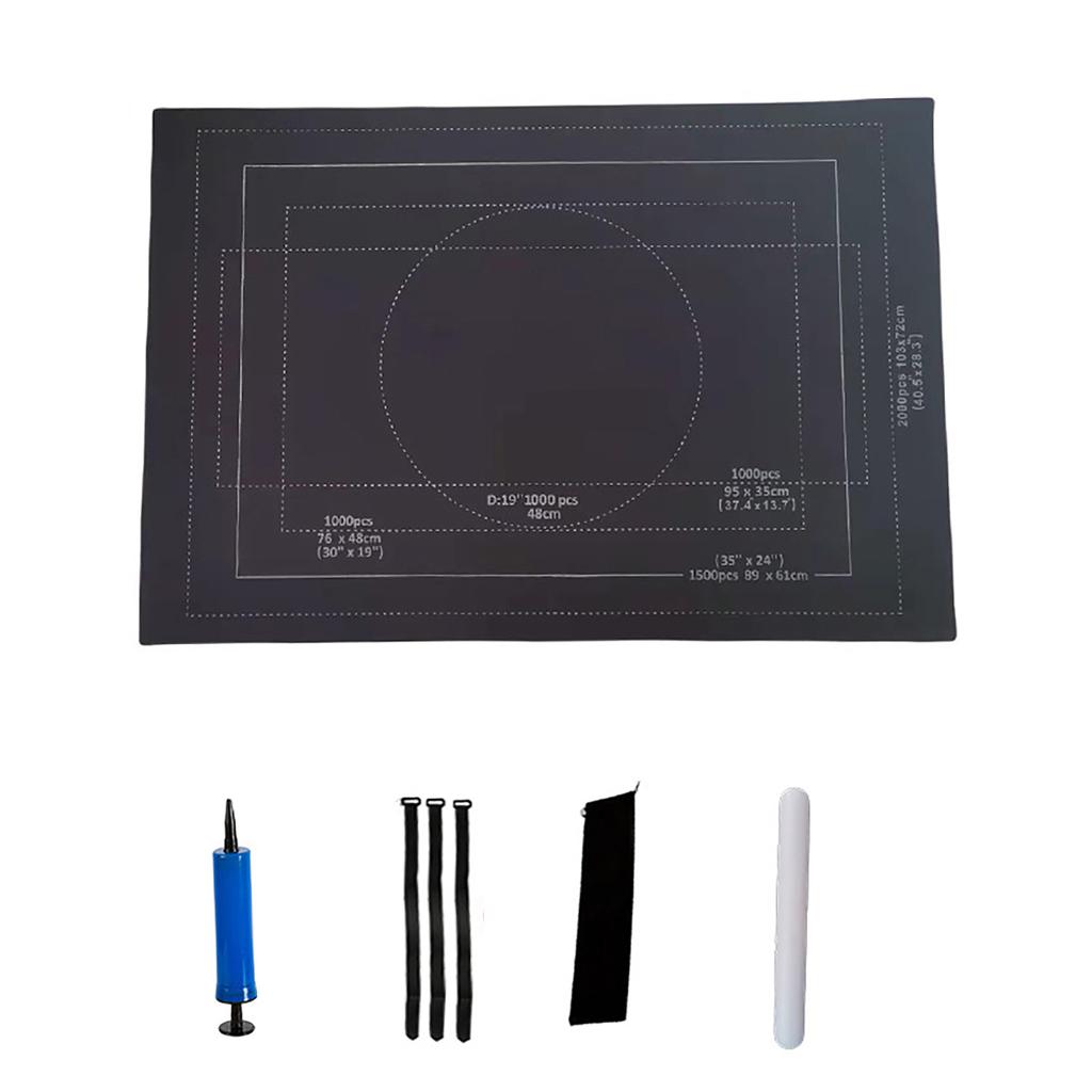 Коврик-рулон для пазлов до 1500/2000/3000 шт. Большой органайзер для хранения пазлов из фетра, одеяло для хранения пазлов, аксессуары