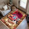 Bayern Munich Football Artwork Floor Rug Office Rug Design for Playrooms Kitchen Living Rooms Dormitory Anti-slip Rug Decorate Offices