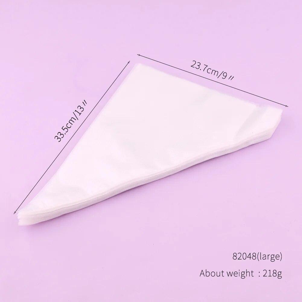 100 шт. одноразовый кондитерский мешок, кондитерские мешки, глазурь, помадка, крем для торта, сумка для украшения выпечки, инструменты для выпечки тортов