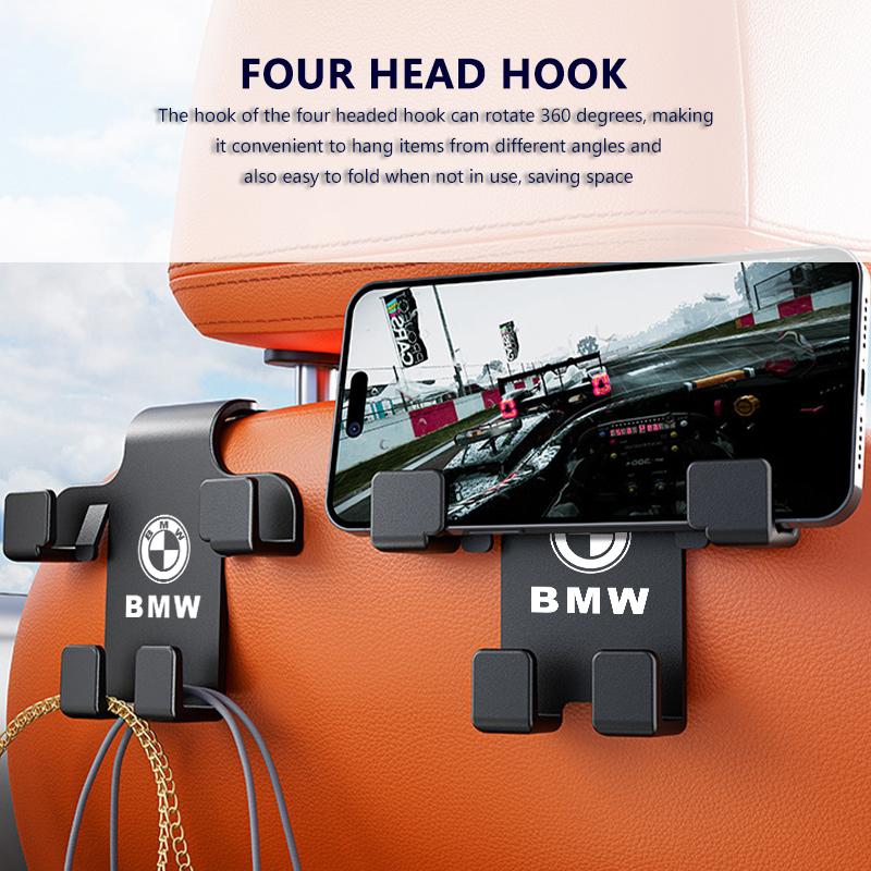 Universal Car Seat Back Durable Hook Auto Interior Accessories For BMW M Sport M2 M3 M4 M5 M6 E46 E90 E60 F10 F20 E87 X3 X6 E111