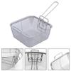 Deep Fry Frying Basket Handle Sivler Stainless Steel