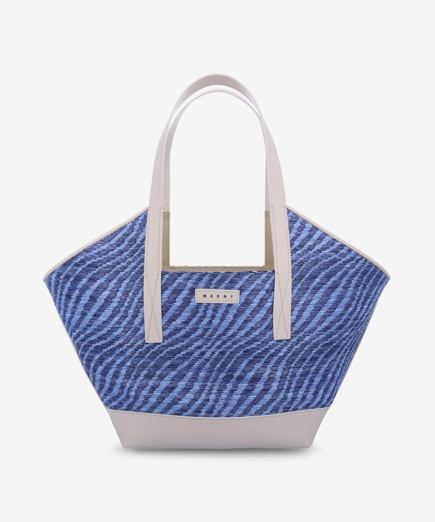 Marni Small Tote Shopper Bag - Vivid Blue / Shmp0169A1P984100B48