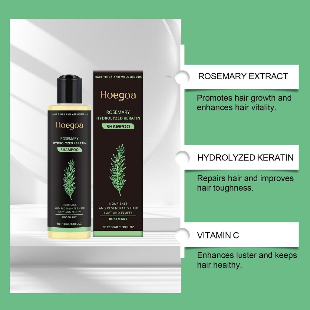 HOEGOA Розмариновый травяной шампунь для контроля жирности и объема