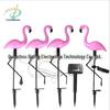 Outdoor Solar Flamingo Neon Light for Garden or Courtyard