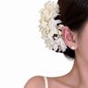 15cm Artificial Flower Hair Clips Elegant Bridal Hair Accessories Flower Hair Pins  for Women