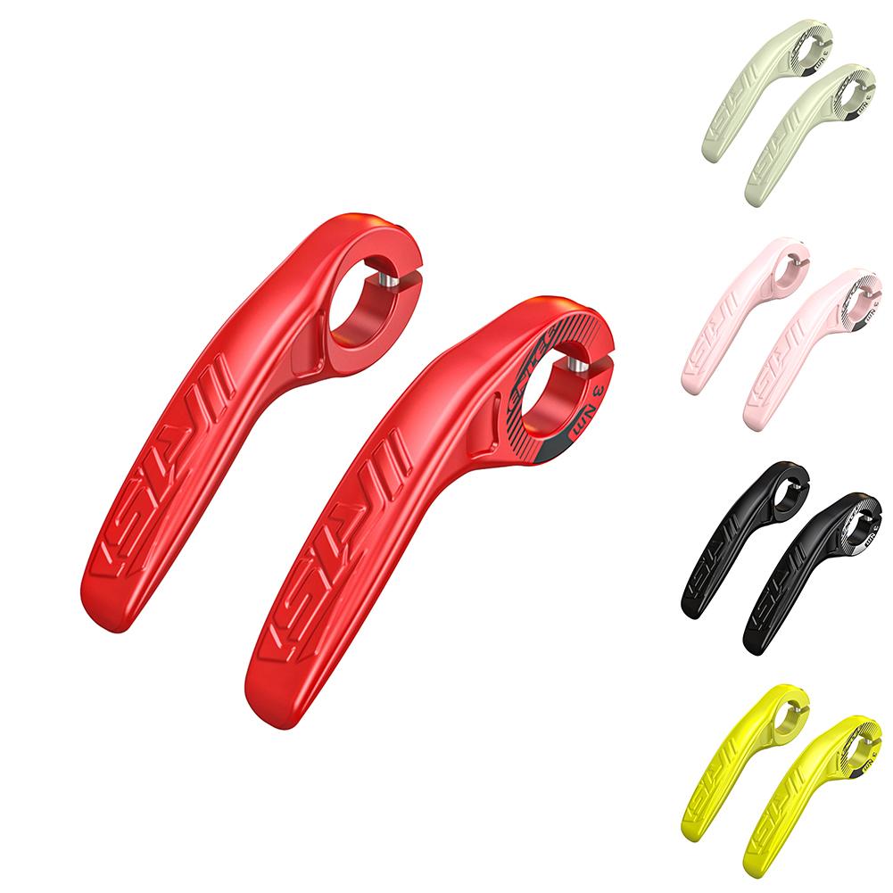1 Pair Auxiliary Bike Grip Bar Riding Horn Rest Handlebars Adjustable End Handle Cycling Fatigue Relief Bicycle Accessories For Kids' Bikes,
