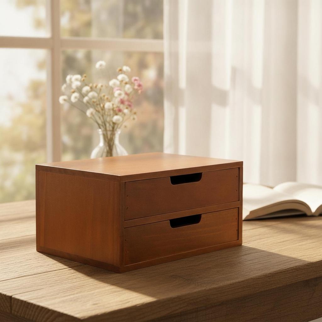 Desk Organizer with Drawers Compact Storage Cabinet Versatile