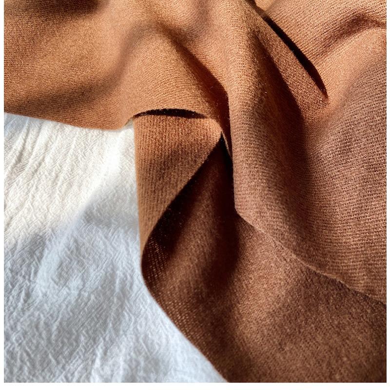 Autumn and Winter New Solid Color Scarf Imitation Cashmere Scarf Women's Warm Shawl Scarf