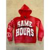 226 Letter Graphic Hoodie Unisex Loose Fit Casual Sweatshirt Fall Winter