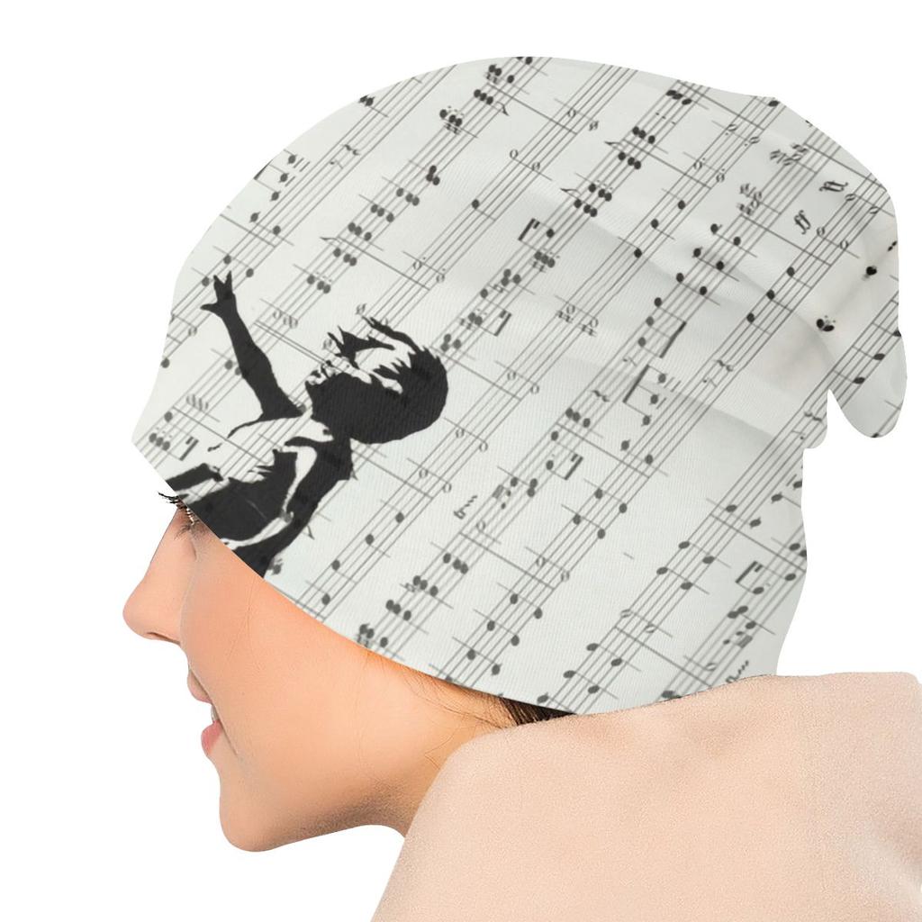 Banksy Art Graffiti Girl Heart Balloon Slouchy Beanie Unisex Women Hip Hop Winter Warm Skullies Beanies Hats Adult Knit Bonnet Cap
