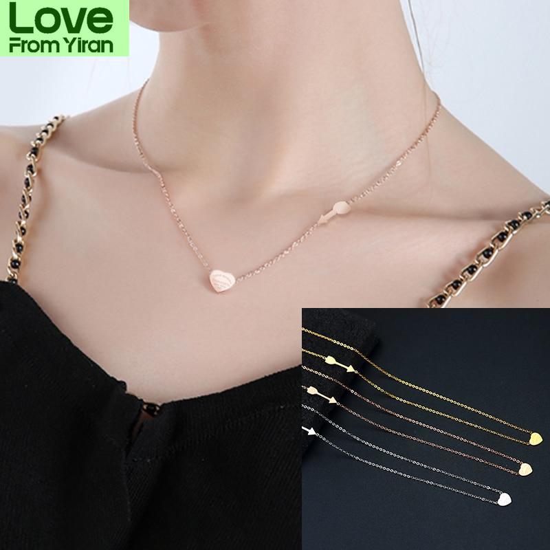 Initial Heart Necklace Women Lock Cross Necklace Charms Paired Pendants For Lp Chain Men Gold Plated Jewelry Gothic Accessorie