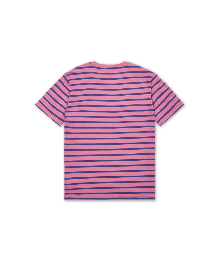 POLO RALPH LAUREN Хлопковая футболка в полоску Custom Slim Fit - Красная