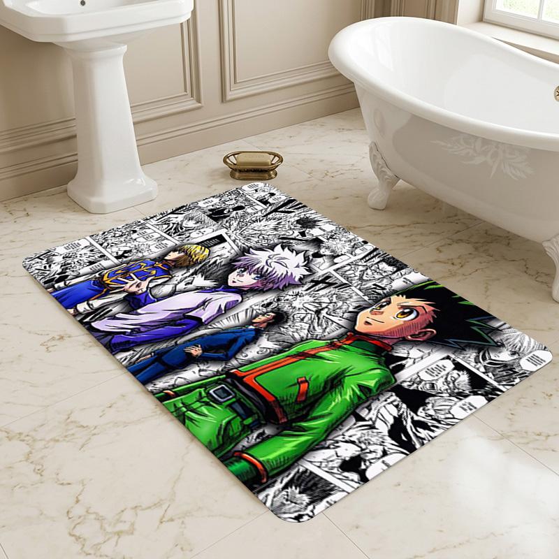Hunter X Hunter Нескользящий ковер для гостиной Мягкий ковер для спальни Игровой комнаты Дивана Офиса Домашний декор Придверный коврик Рождественский подарок C9291416