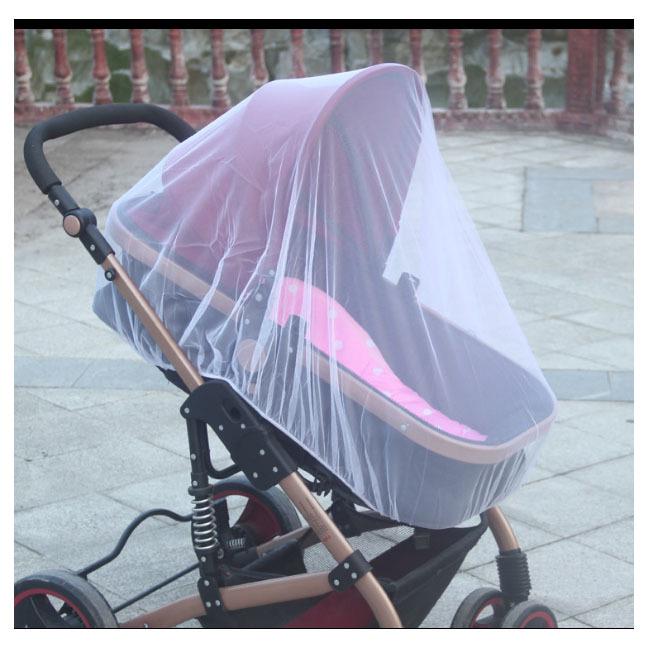 Universal Baby Stroller Full-Cover Mosquito Net - Dustproof & Encrypted Fabric