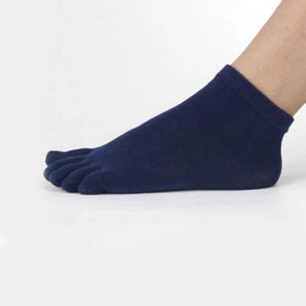 Soft Unisex Women Men Cotton Sports Five Finger Toe Socks