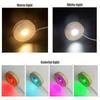 Wood Round LED Night Light Base Art Display Holder USB Lamp Holder for Crystals Glass Ball Resin Art Decoration Display Stand