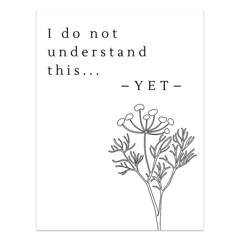 Картина на холсте в скандинавском стиле, минималистичный постер, девиз «Установка на рост», декоративные картины, мотивационное настенное искусство, картина для комнаты