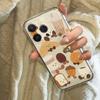 Забавный Мультяшный Чехол для Телефона с Хлебом, Круассаном, Тостом Для iPhone 17 16 15 11 12 14 13 Pro Max Mini X XS XR 7 8 Plus SE4 16E Милый Чехол