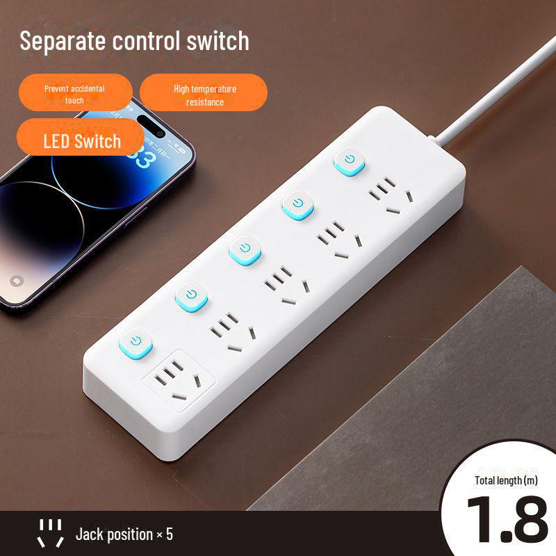 Xiaomi Smart Power Strip с USB, многофункциональный удлинитель, розетка для домашнего офиса